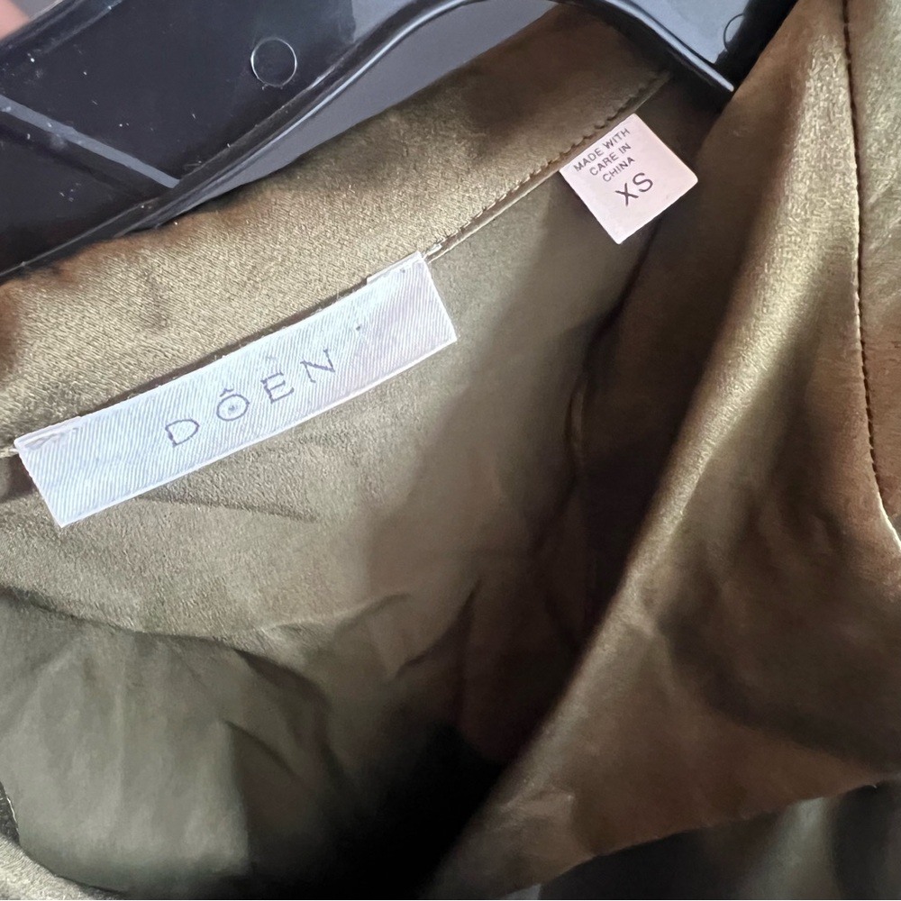 DOEN Juliana Blouse/ Midnight Moss/ EUC - Picture 6 of 9